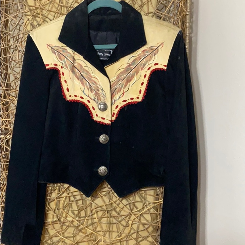 Western suede jacket